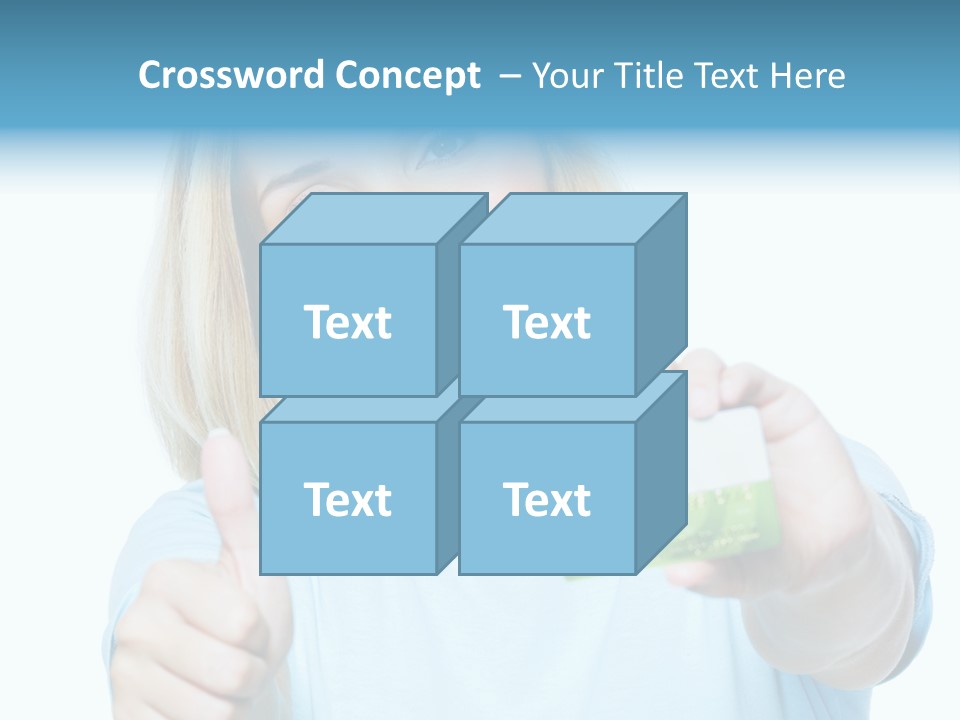 Gladness Blond Fun PowerPoint Template