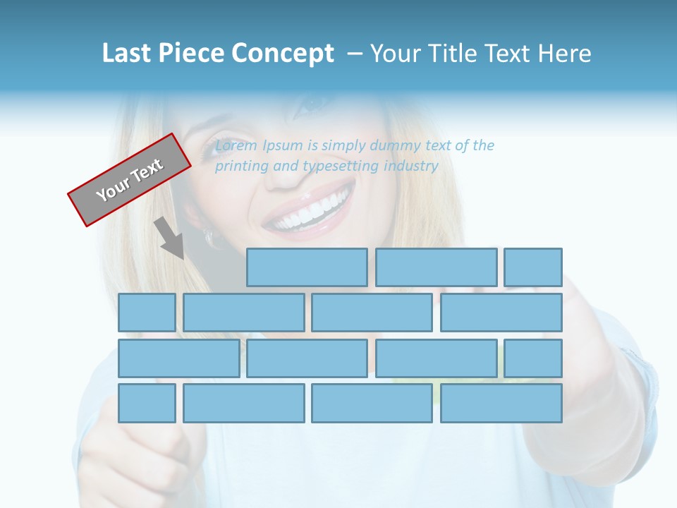 Gladness Blond Fun PowerPoint Template