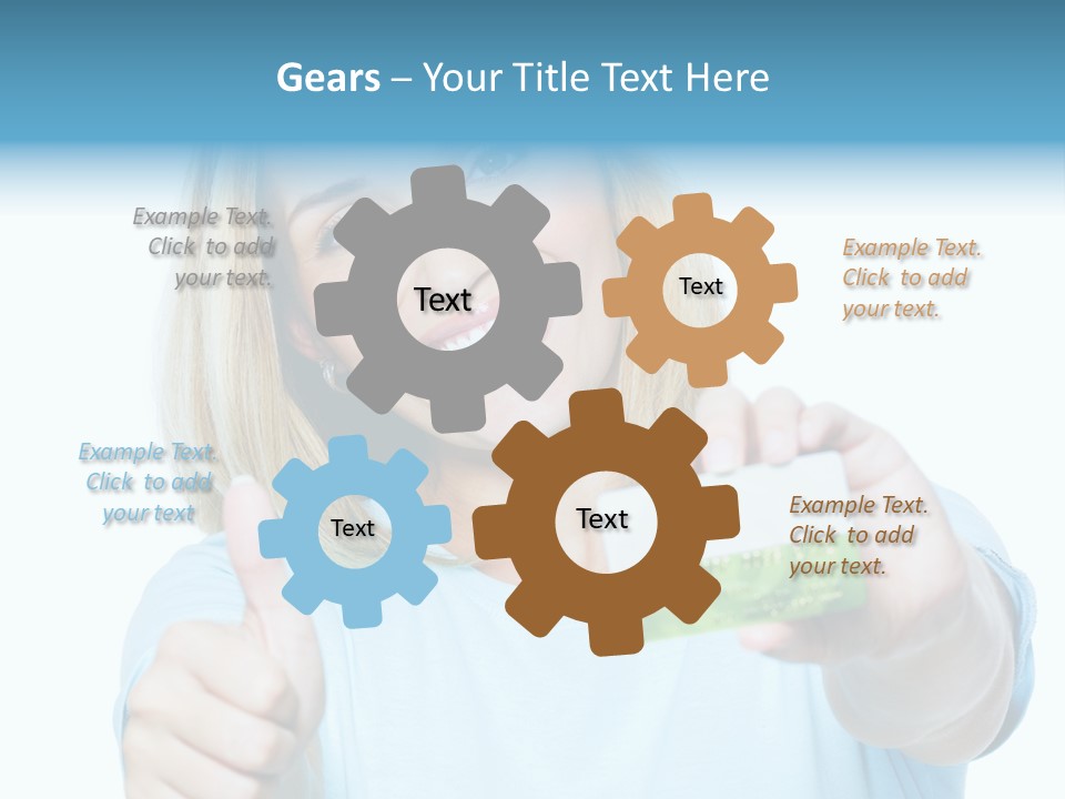 Gladness Blond Fun PowerPoint Template