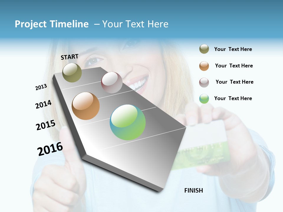 Gladness Blond Fun PowerPoint Template
