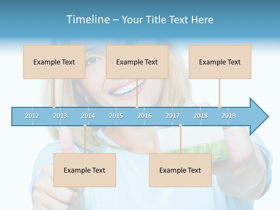 Gladness Blond Fun PowerPoint Template