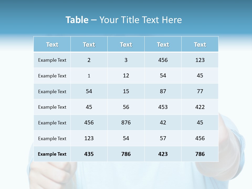 Gladness Blond Fun PowerPoint Template