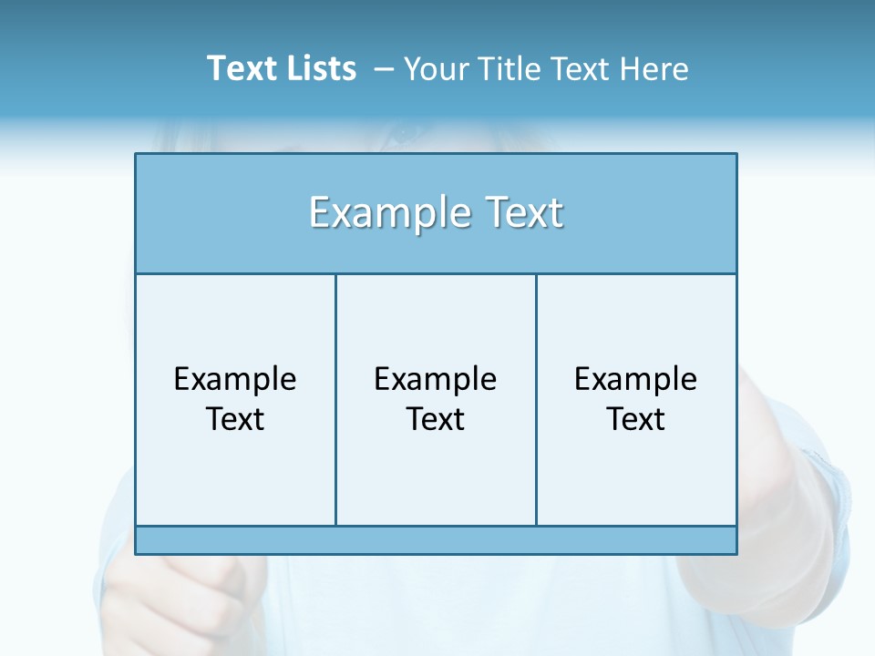 Gladness Blond Fun PowerPoint Template