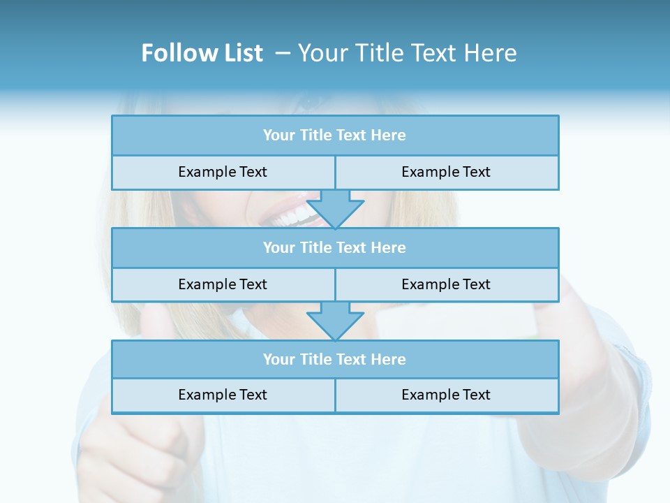 Gladness Blond Fun PowerPoint Template