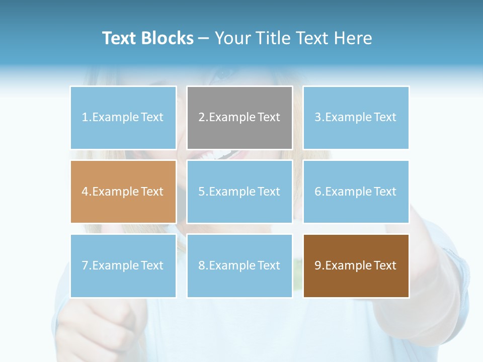 Gladness Blond Fun PowerPoint Template