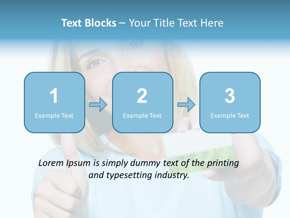 Gladness Blond Fun PowerPoint Template