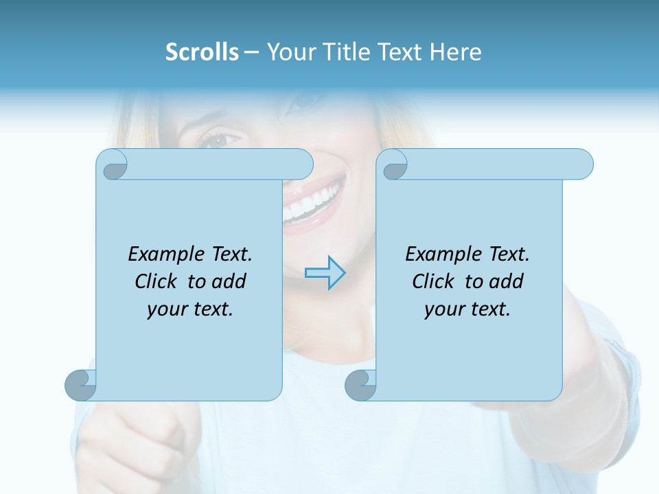 Gladness Blond Fun PowerPoint Template