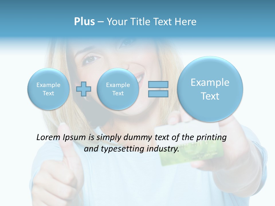 Gladness Blond Fun PowerPoint Template