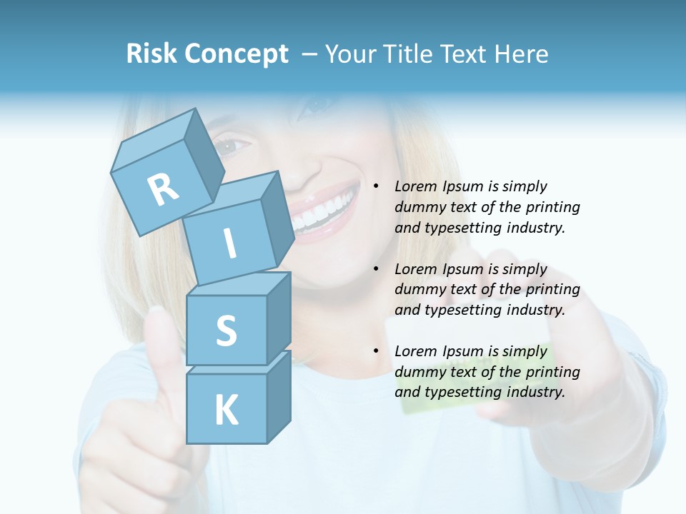 Gladness Blond Fun PowerPoint Template