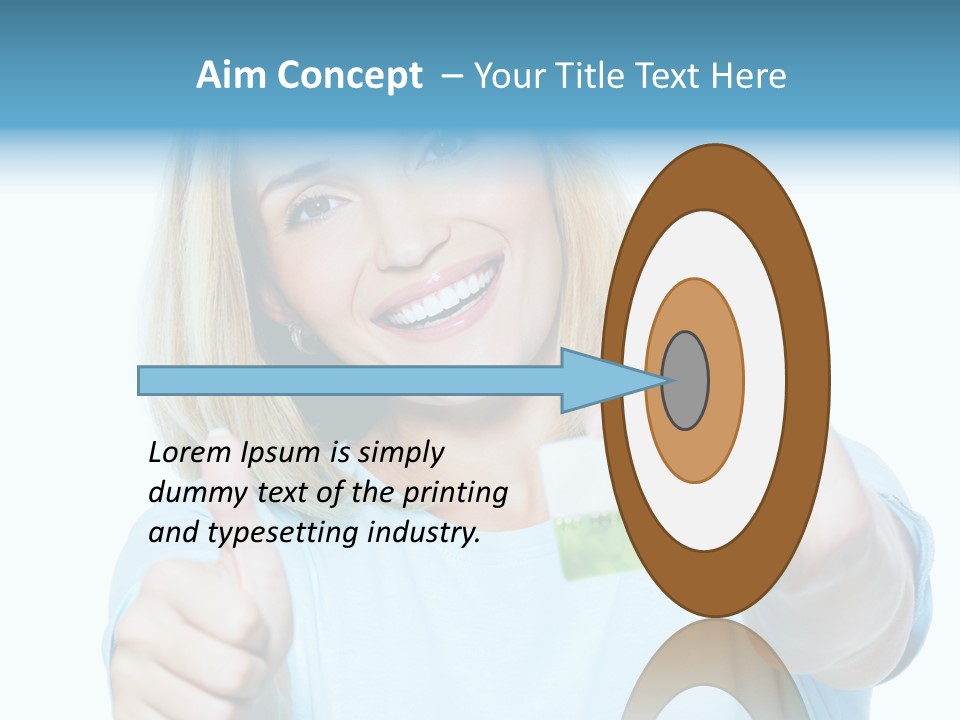 Gladness Blond Fun PowerPoint Template