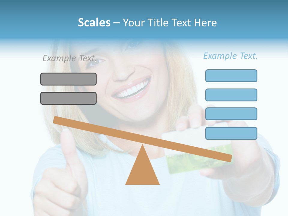 Gladness Blond Fun PowerPoint Template