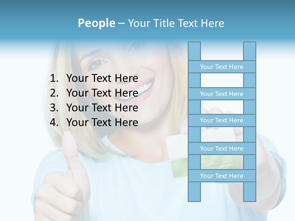 Gladness Blond Fun PowerPoint Template