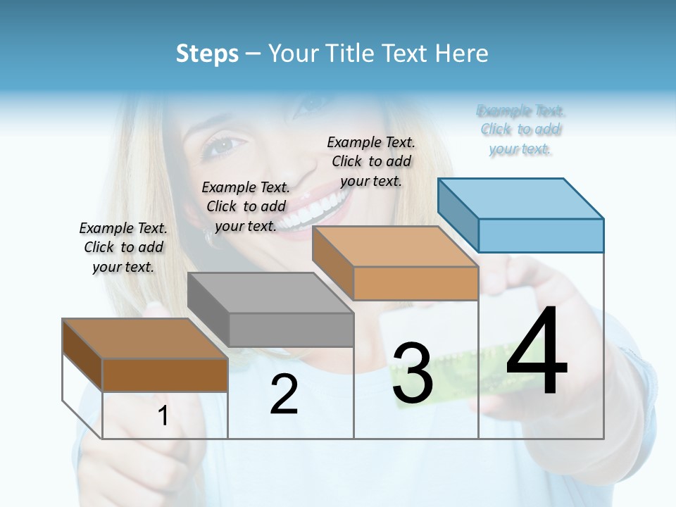 Gladness Blond Fun PowerPoint Template