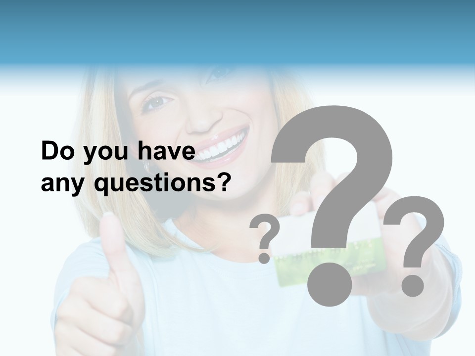 Gladness Blond Fun PowerPoint Template