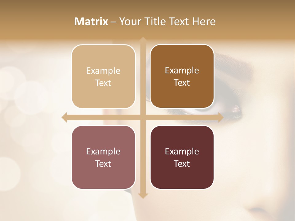 Female Black Fresh PowerPoint Template