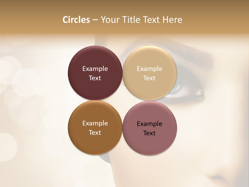 Female Black Fresh PowerPoint Template