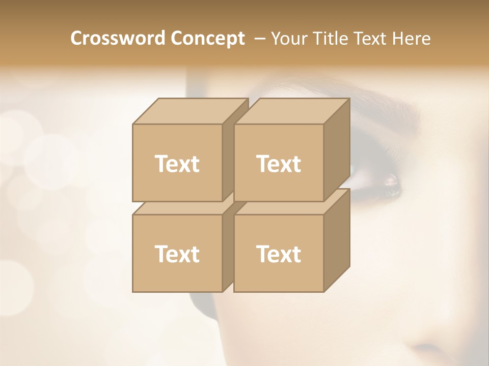 Female Black Fresh PowerPoint Template