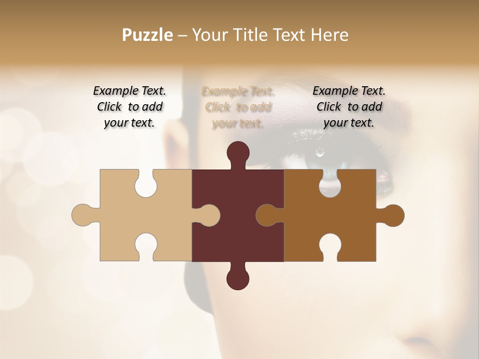 Female Black Fresh PowerPoint Template