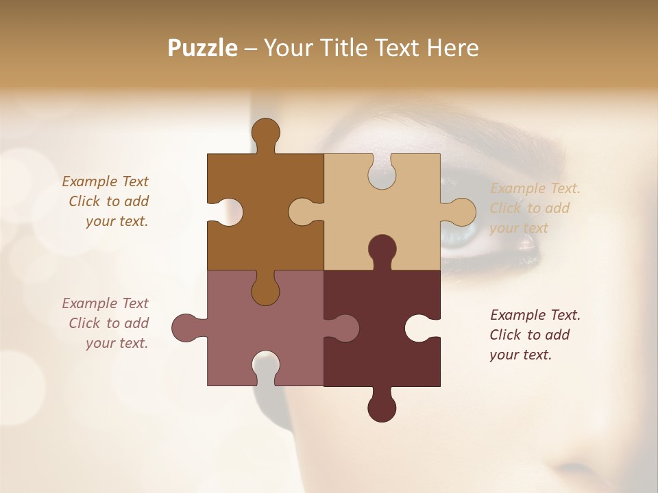 Female Black Fresh PowerPoint Template