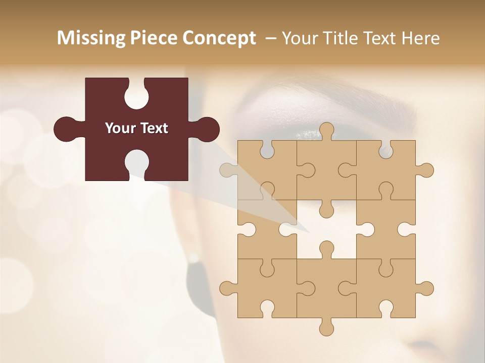 Female Black Fresh PowerPoint Template