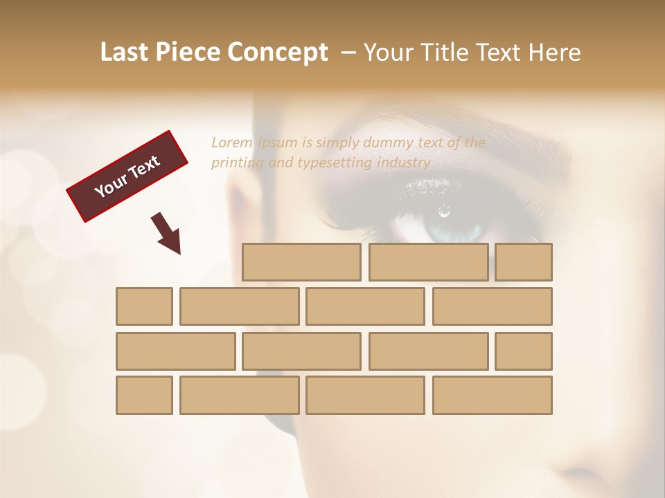 Female Black Fresh PowerPoint Template