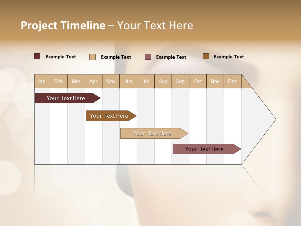 Female Black Fresh PowerPoint Template