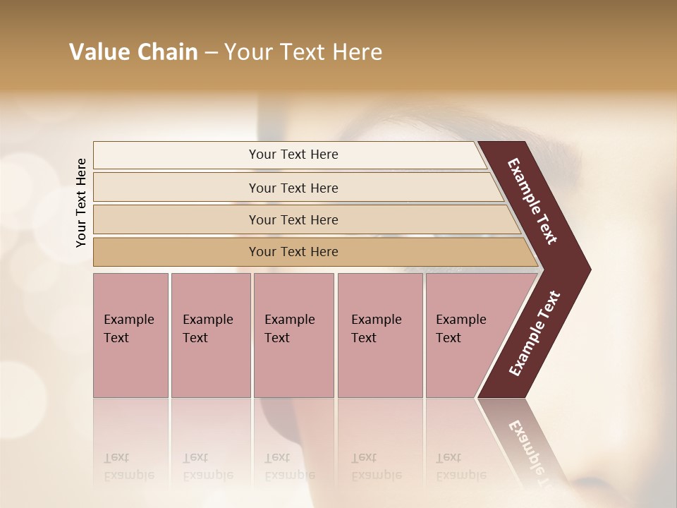 Female Black Fresh PowerPoint Template