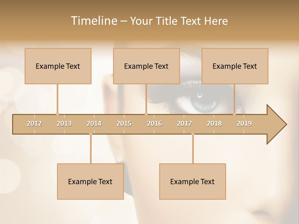 Female Black Fresh PowerPoint Template