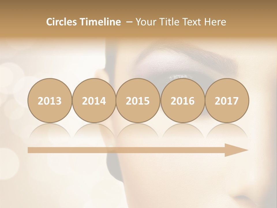 Female Black Fresh PowerPoint Template