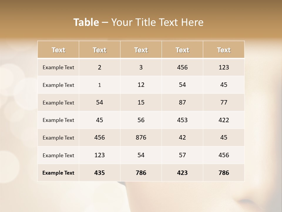 Female Black Fresh PowerPoint Template