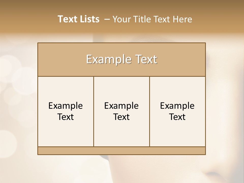 Female Black Fresh PowerPoint Template