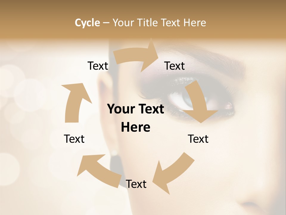 Female Black Fresh PowerPoint Template