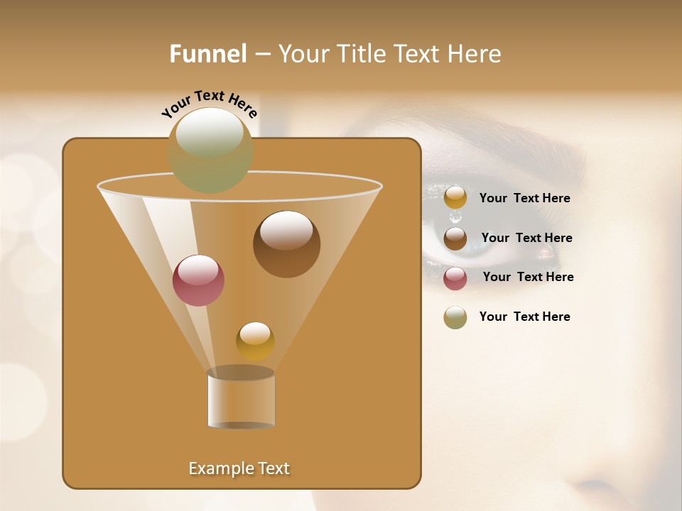 Female Black Fresh PowerPoint Template