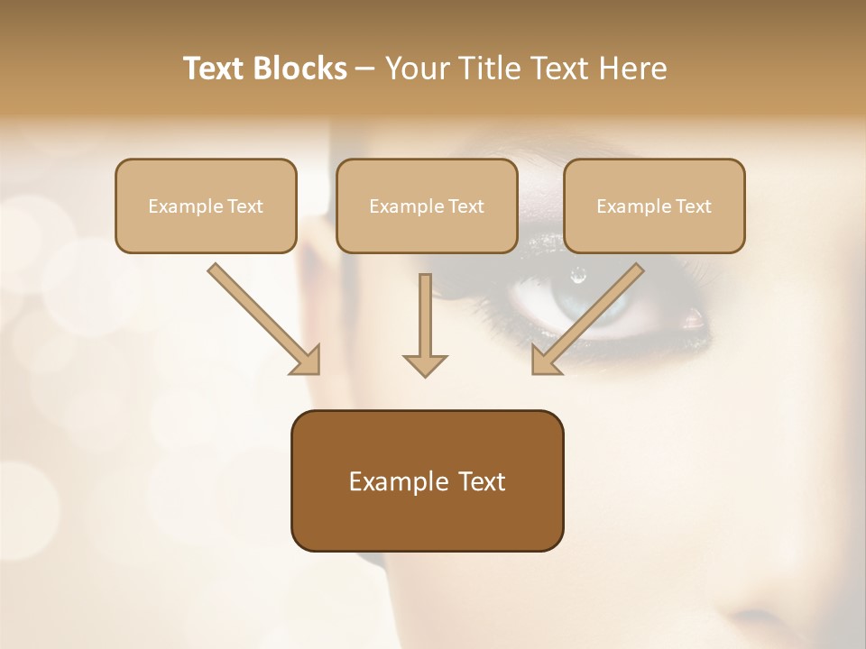 Female Black Fresh PowerPoint Template