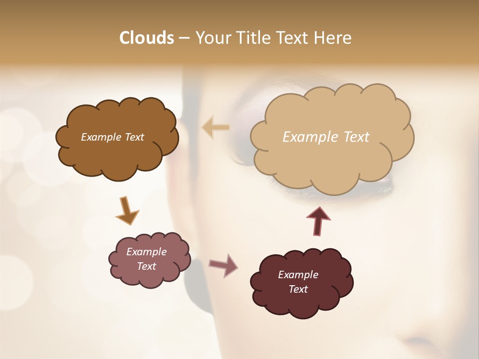 Female Black Fresh PowerPoint Template