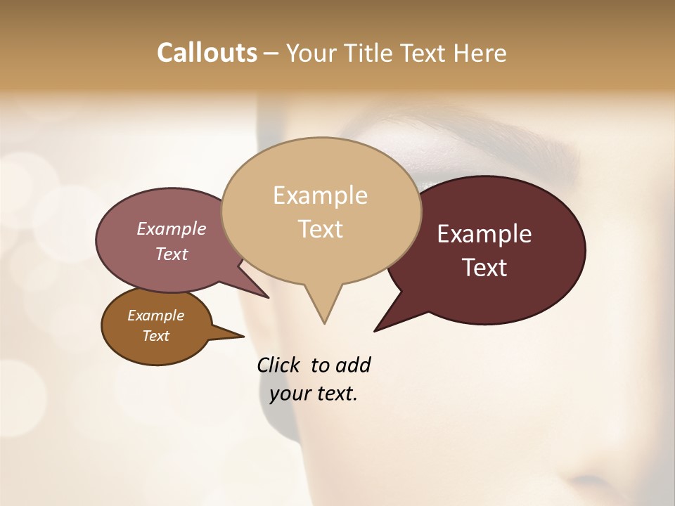 Female Black Fresh PowerPoint Template