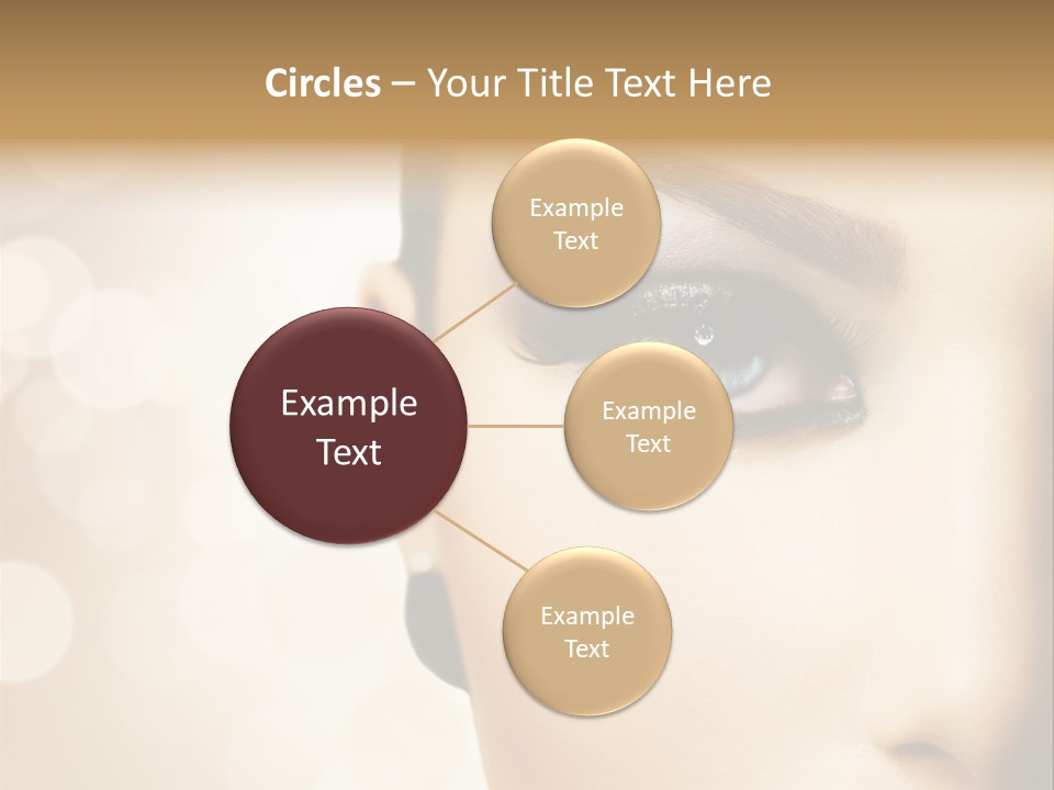 Female Black Fresh PowerPoint Template