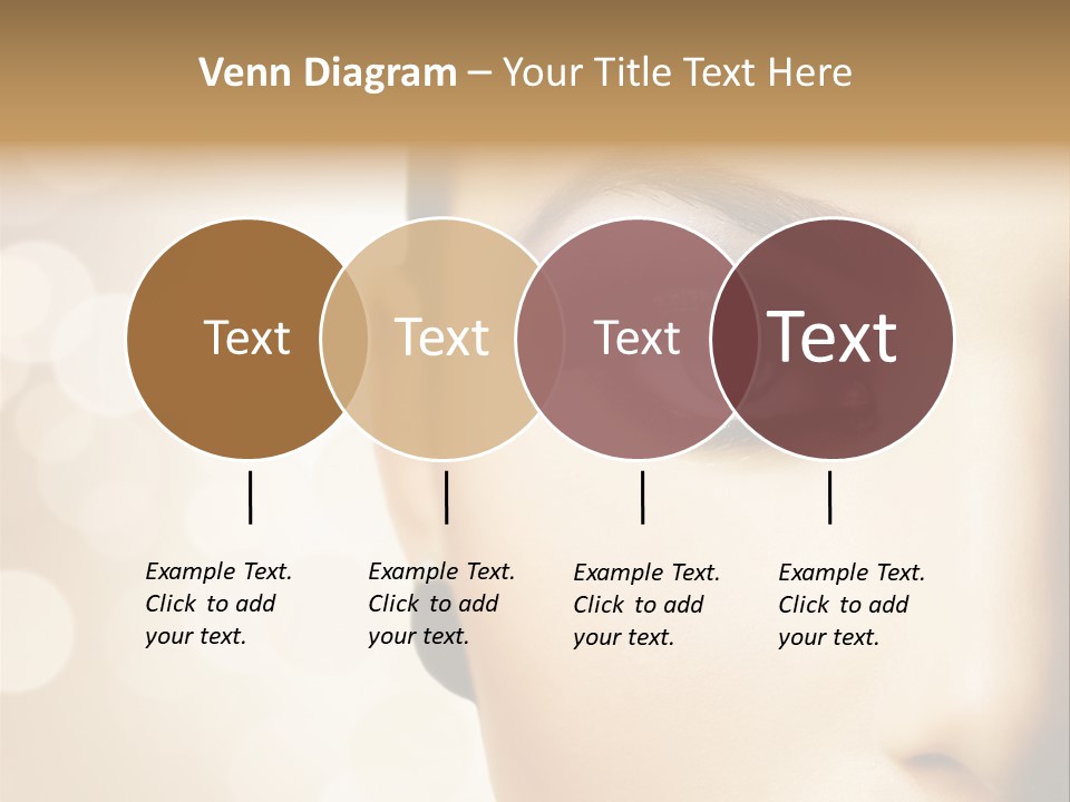 Female Black Fresh PowerPoint Template