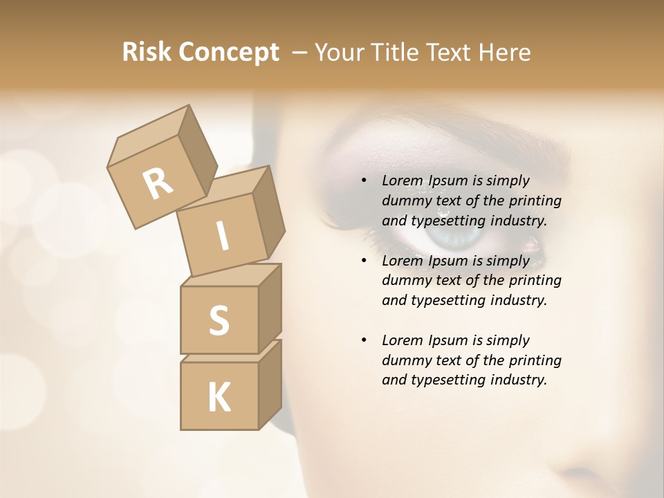 Female Black Fresh PowerPoint Template