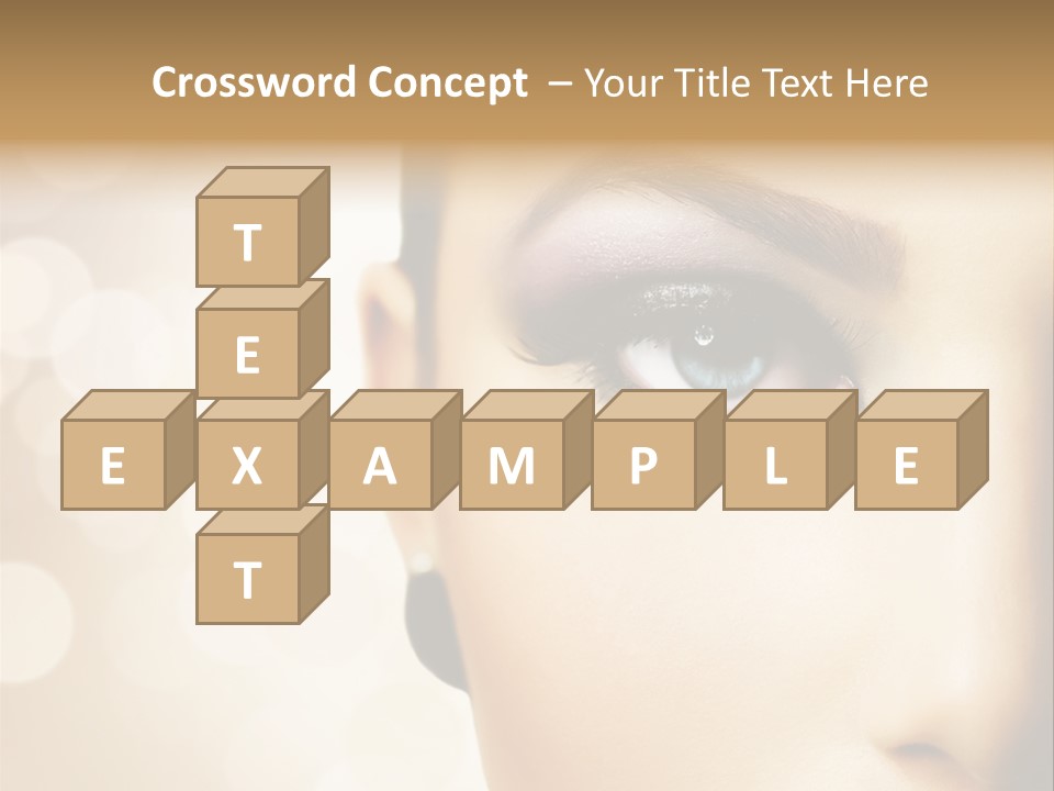 Female Black Fresh PowerPoint Template