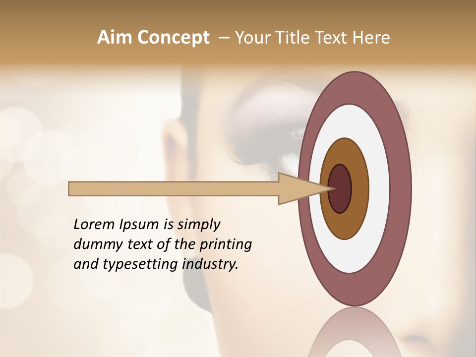 Female Black Fresh PowerPoint Template