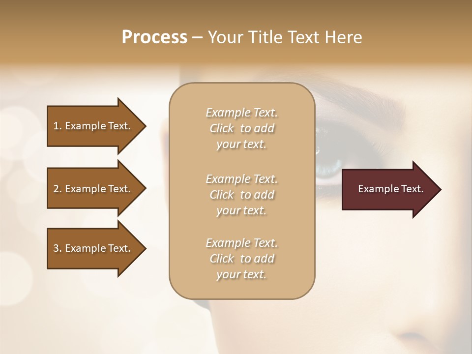 Female Black Fresh PowerPoint Template