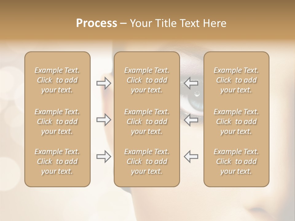 Female Black Fresh PowerPoint Template