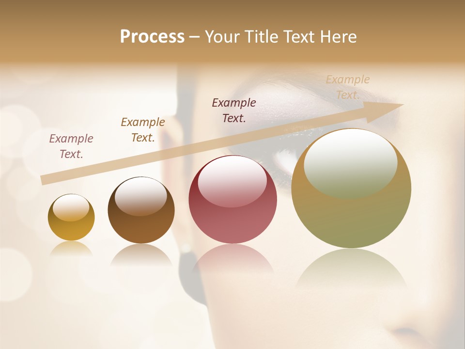 Female Black Fresh PowerPoint Template