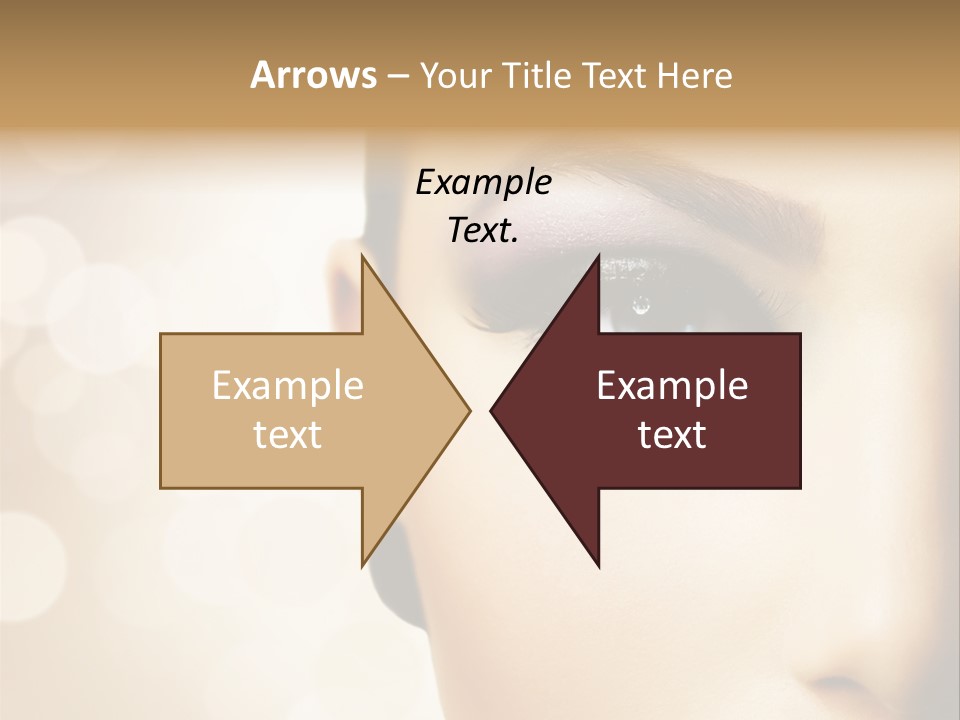 Female Black Fresh PowerPoint Template