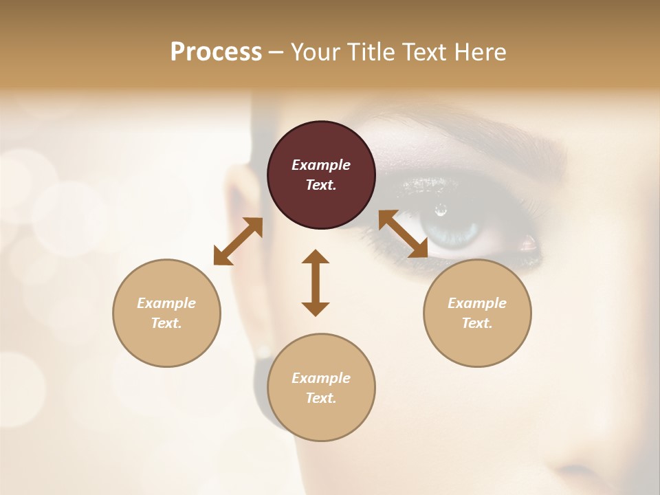 Female Black Fresh PowerPoint Template