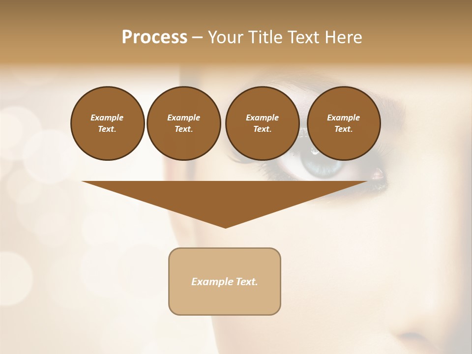 Female Black Fresh PowerPoint Template