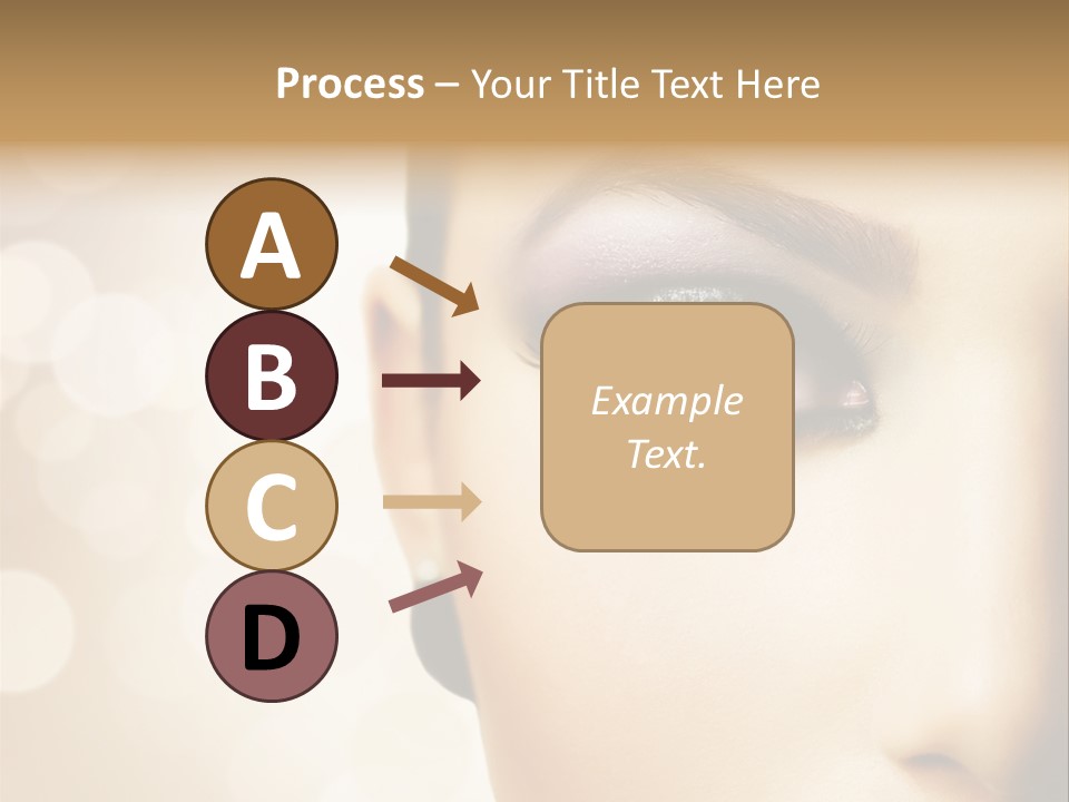 Female Black Fresh PowerPoint Template