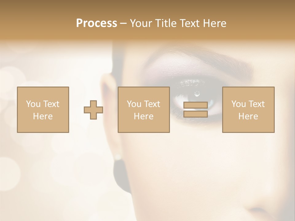 Female Black Fresh PowerPoint Template