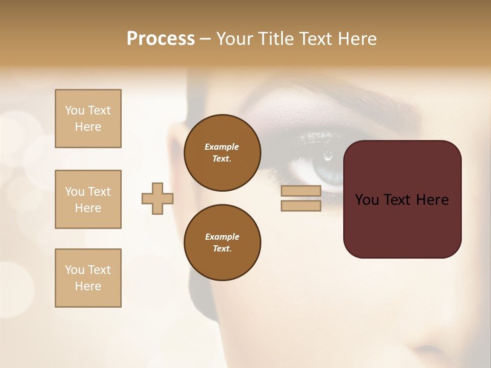 Female Black Fresh PowerPoint Template